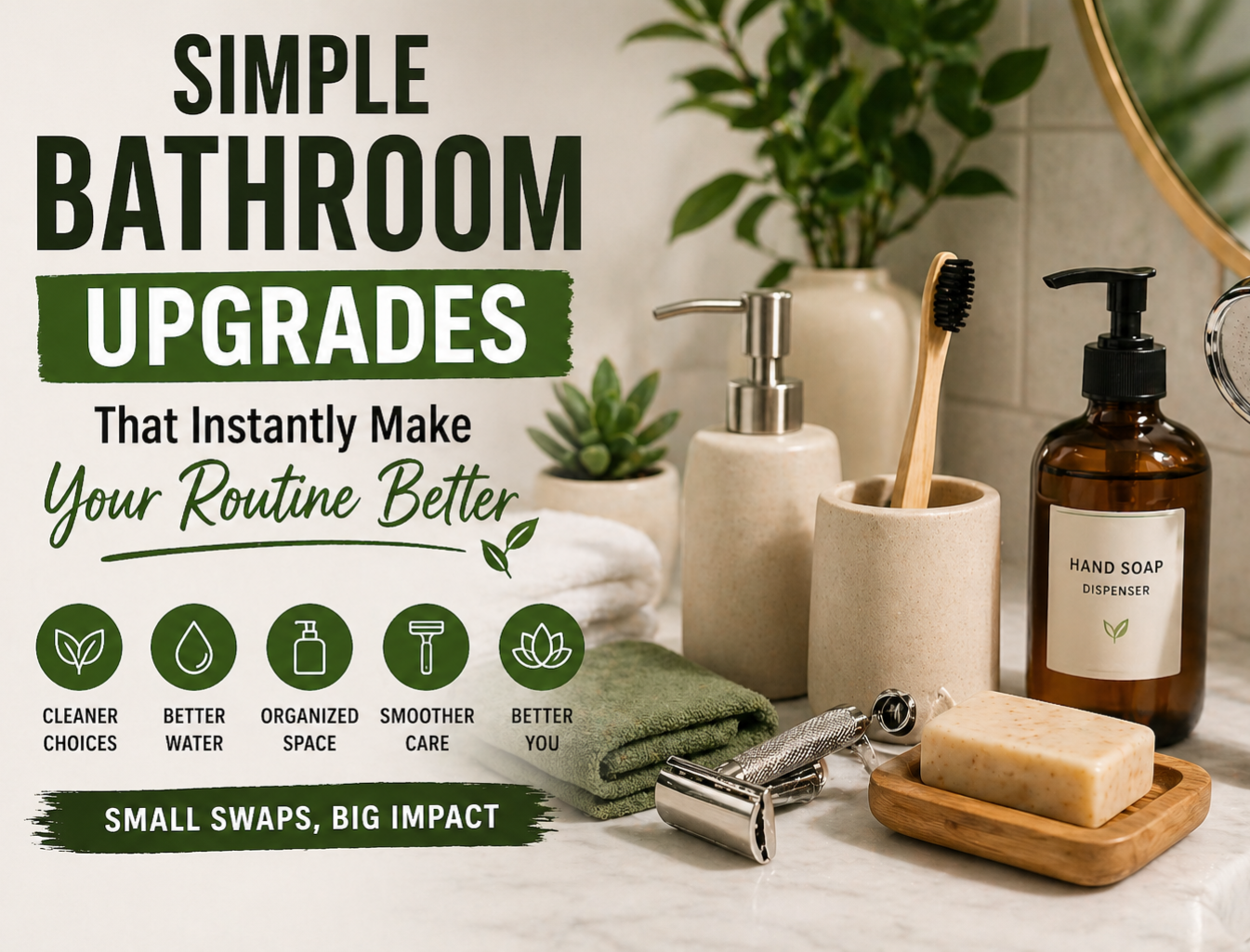 Simple Bathroom Upgrades That Instantly Make Your Routine Better